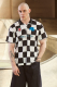 Футболка-поло мужская CHECKER JERSEY SORRY, I’M NOT, цвет: Черный,  со скидкой купить онлайн