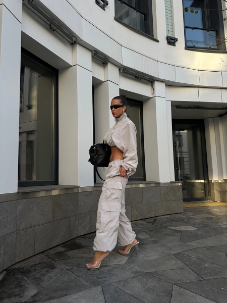 Брюки "90's" MIARTLAND, цвет: серый, НФ-00000073 купить онлайн