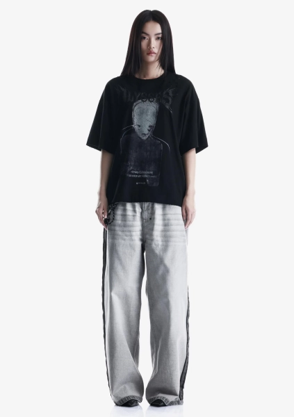 Футболка с принтом KRAKATAU, цвет: Черный, Tw147-1 купить онлайн