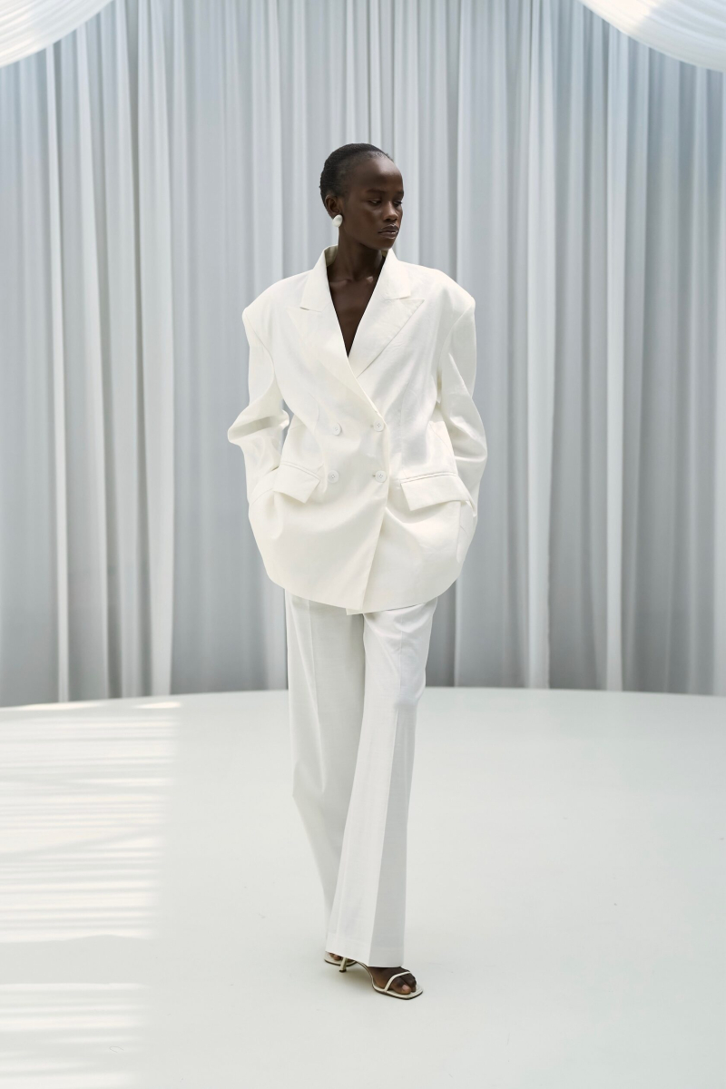 Жакет oversize изо льна