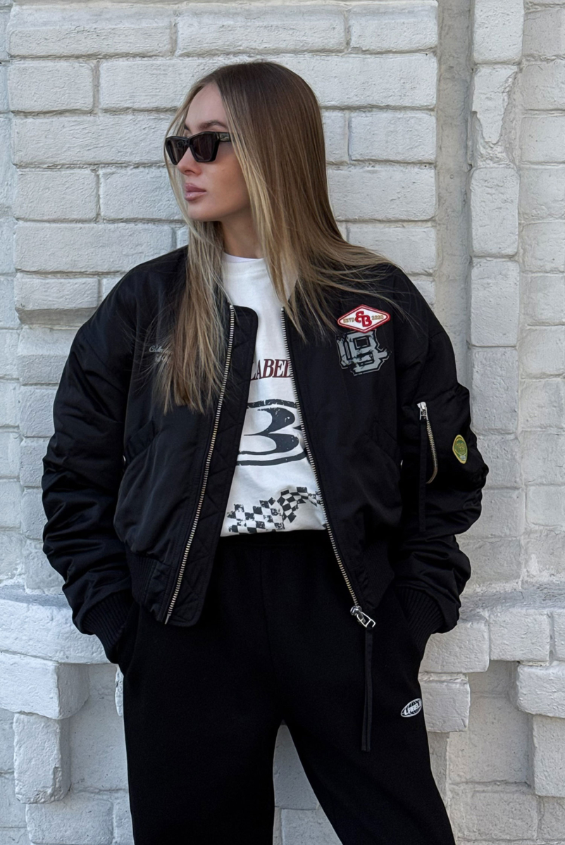 Бомбер короткий BLACK Label .B, цвет: black, Jc.36.4.1138.0925BLC купить онлайн