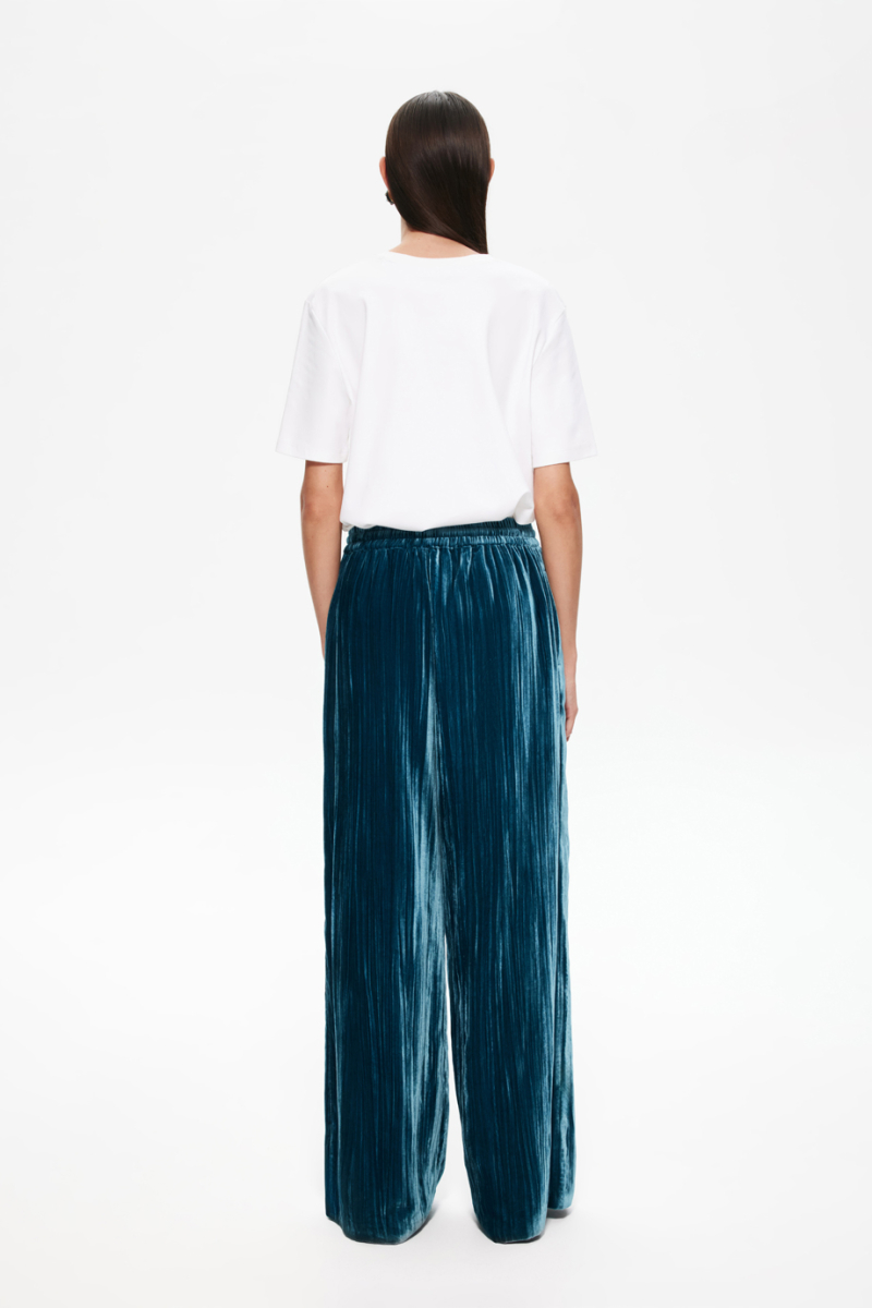 Бархатные брюки DREAMS BY ALENA AKHMADULLINA, цвет: зеленый, 225102080204342/807000 купить онлайн