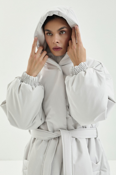 Пуховик SAGE marte, цвет: Светло-серый,  купить онлайн