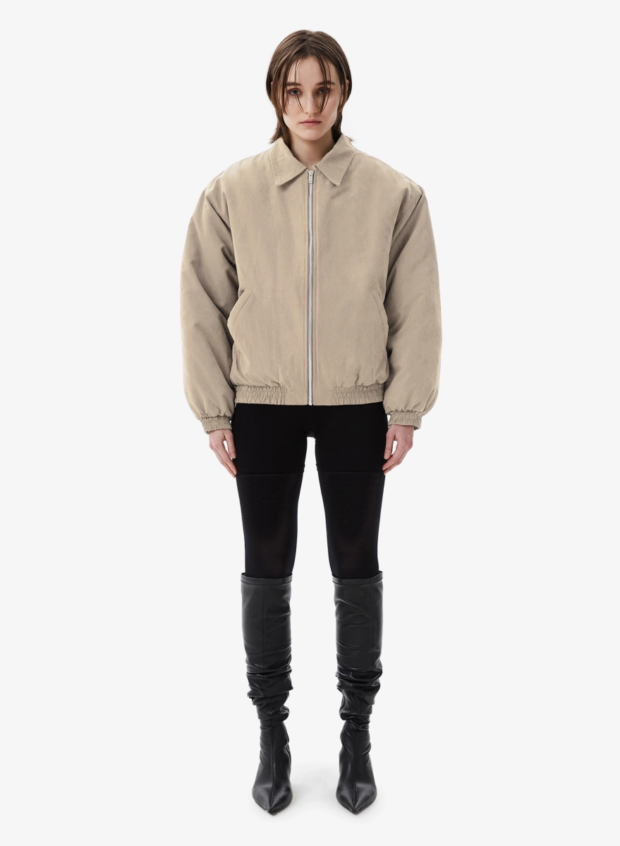 Бомбер утепленный F | ABLE, цвет: бежевый, BMBR-FBL-FRM-BG купить онлайн
