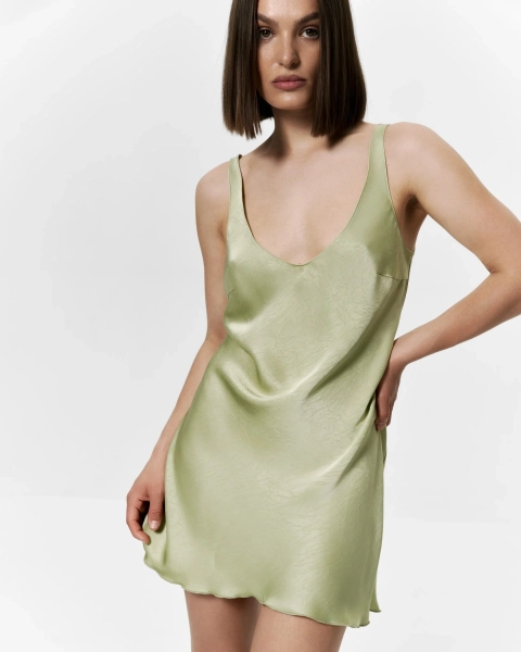 Платье MONACO PALE OLIVE YONS, цвет: оливковый,  купить онлайн