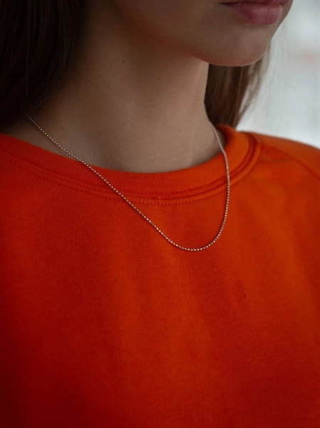 Серебряная цепочка "Bubble" с гранями SBLESKOM, цвет: серебро, 11517 купить онлайн