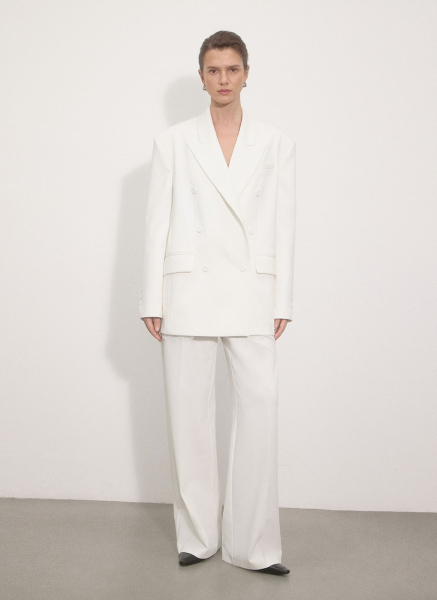 Жакет объемный ALL WE NEED, цвет: молочный, 2512W12122-21 купить онлайн