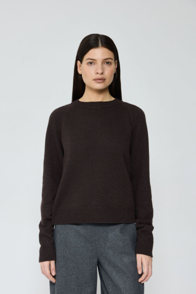 Джемпер кроп из смесового кашемира