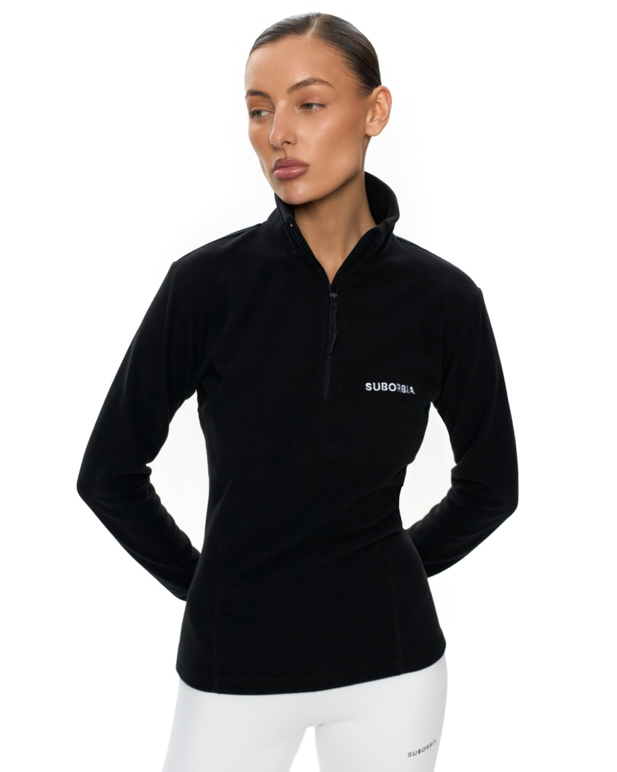 Анорак из флиса APRES SKI Suborbia, цвет: black, 006348 купить онлайн