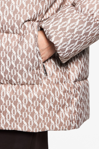 Пуховая куртка DREAMS BY ALENA AKHMADULLINA, цвет: бежевый, 225101010504216/719000 купить онлайн