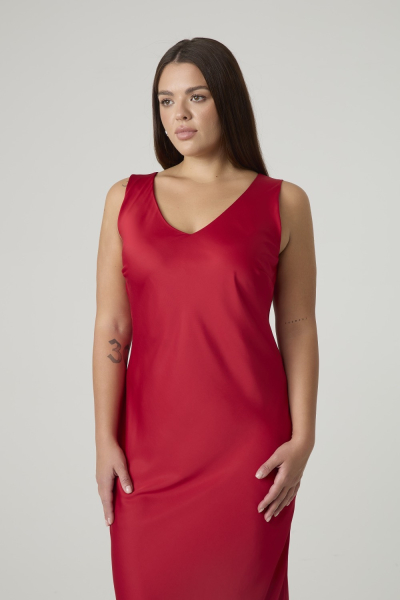 Платье-комбинация на широких бретелях 4forms, цвет: красный, 65471 купить онлайн