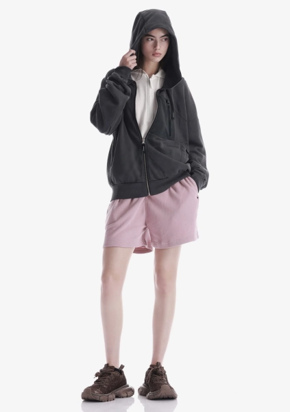 Худи на молнии KRAKATAU, цвет: темно-серый, Fu121-2 купить онлайн