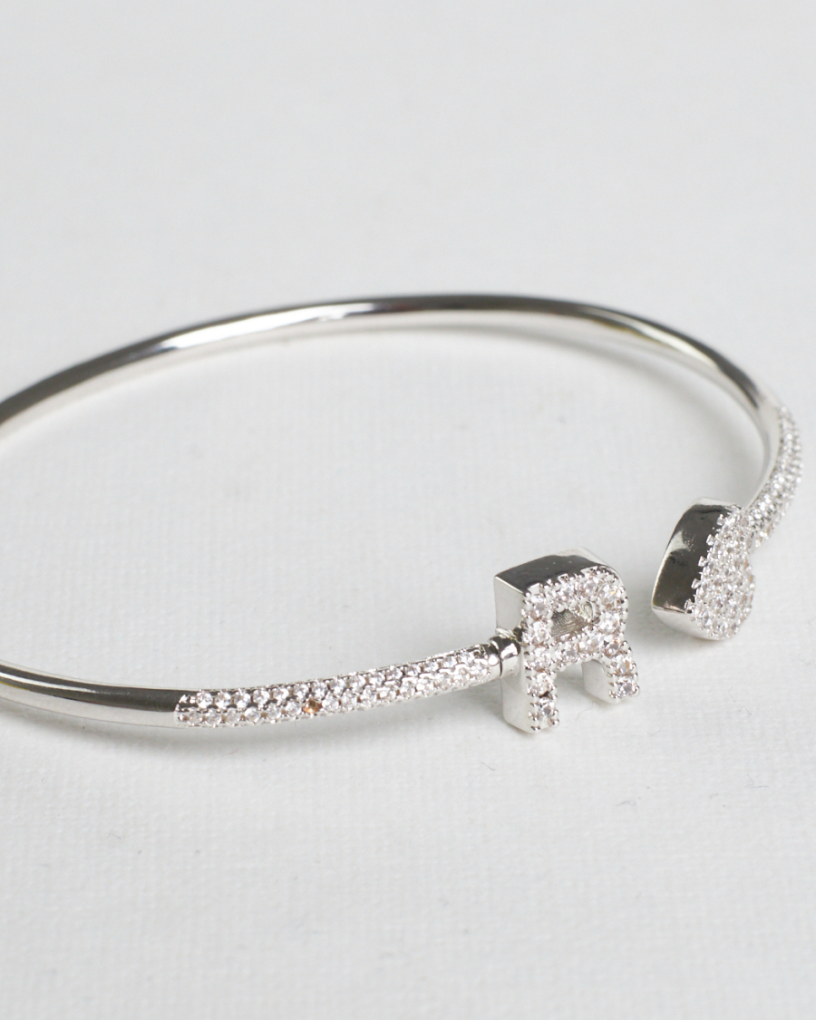 Браслет-манжета Diamond silver R