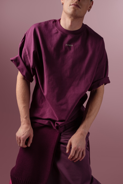 Футболка oversize Premium ZNWR, цвет: каспийский, 21660 купить онлайн