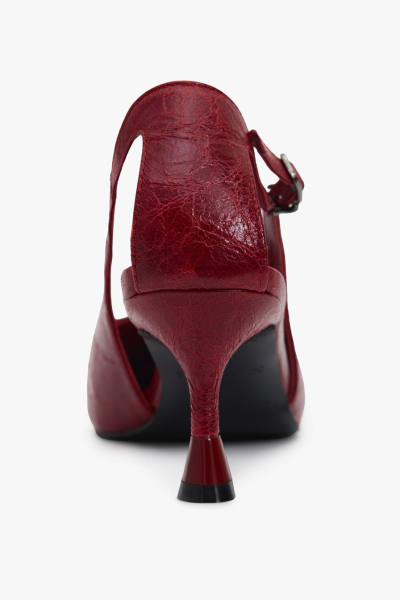 Туфли из натуральной кожи Lera Nena, цвет: красный LN.104.19228.320 купить онлайн