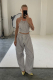 Топ на завязках из хлопка GREY Label .B, цвет: grey Tp.07.2/2GR |новая коллекция купить онлайн