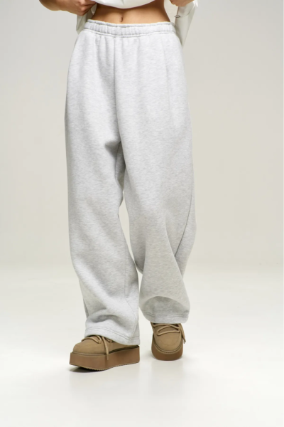 Брюки с начесом Grey Melange