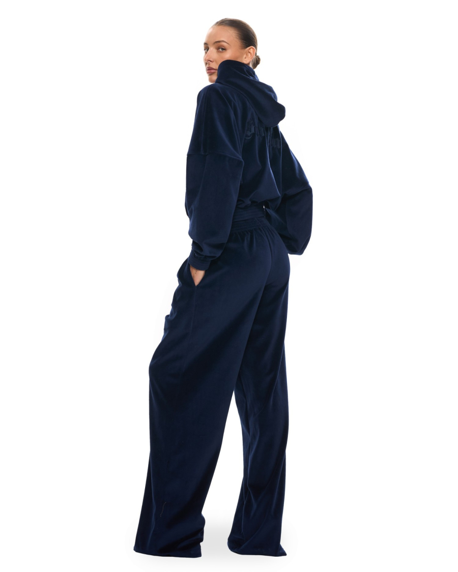 Велюр - костюм ROW с капюшоном Suborbia, цвет: NIGHT BLUE, 006169 купить онлайн