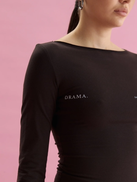 Лонгслив ’DRAMA’ M31DESIGN, цвет: choco  купить онлайн