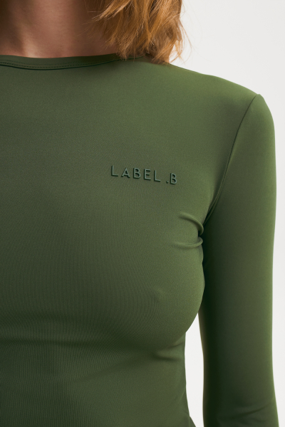 Лонгслив LABEL .B & TOUSSUN Label .B, цвет: зеленая, TSLB040020440 купить онлайн