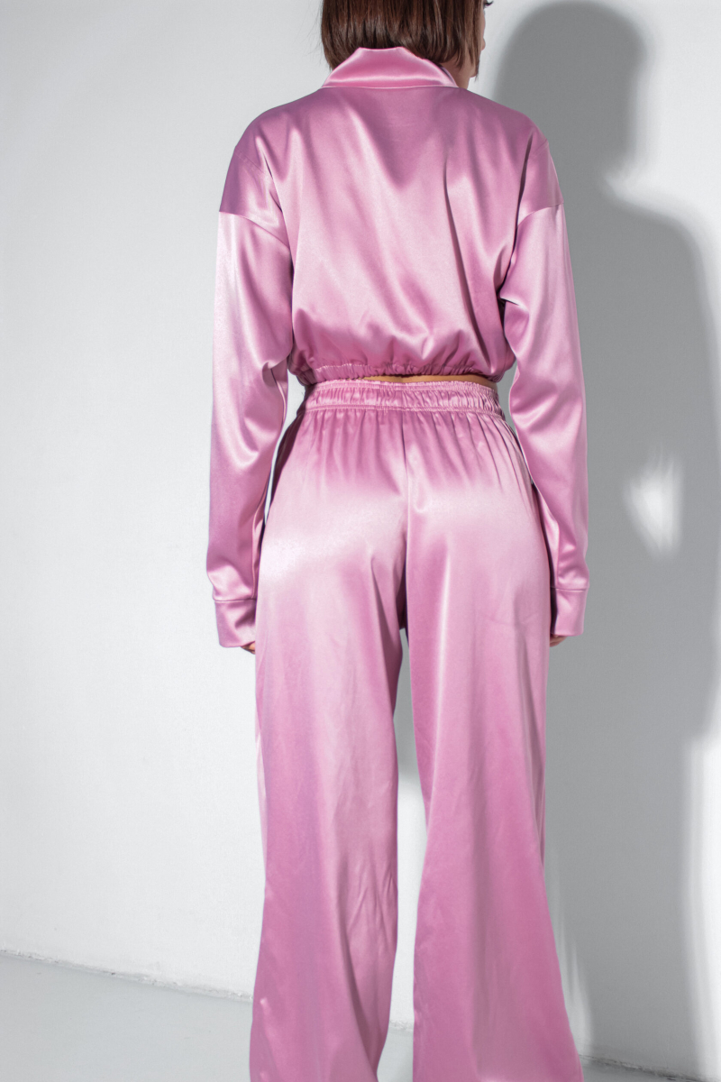 Брюки из атласа GARCHIT, цвет: розовый, GARAtlBrPink купить онлайн