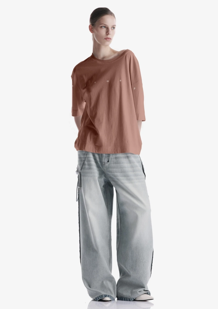 Свободная футболка KRAKATAU, цвет: ржавое дерево, Tw144-713 купить онлайн