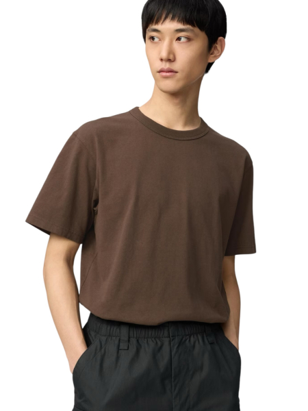 Футболка Uniqlo shvetsov store, цвет: коричневый, 341-485563BROWN купить онлайн