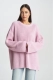 Джемпер крупной вязки Pink