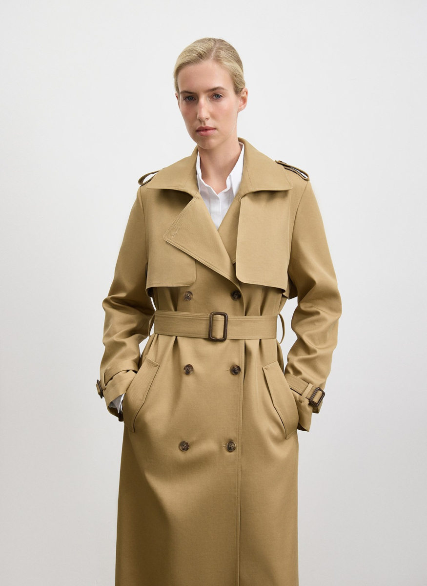 Тренч ALL WE NEED, цвет: бежевый,  купить онлайн