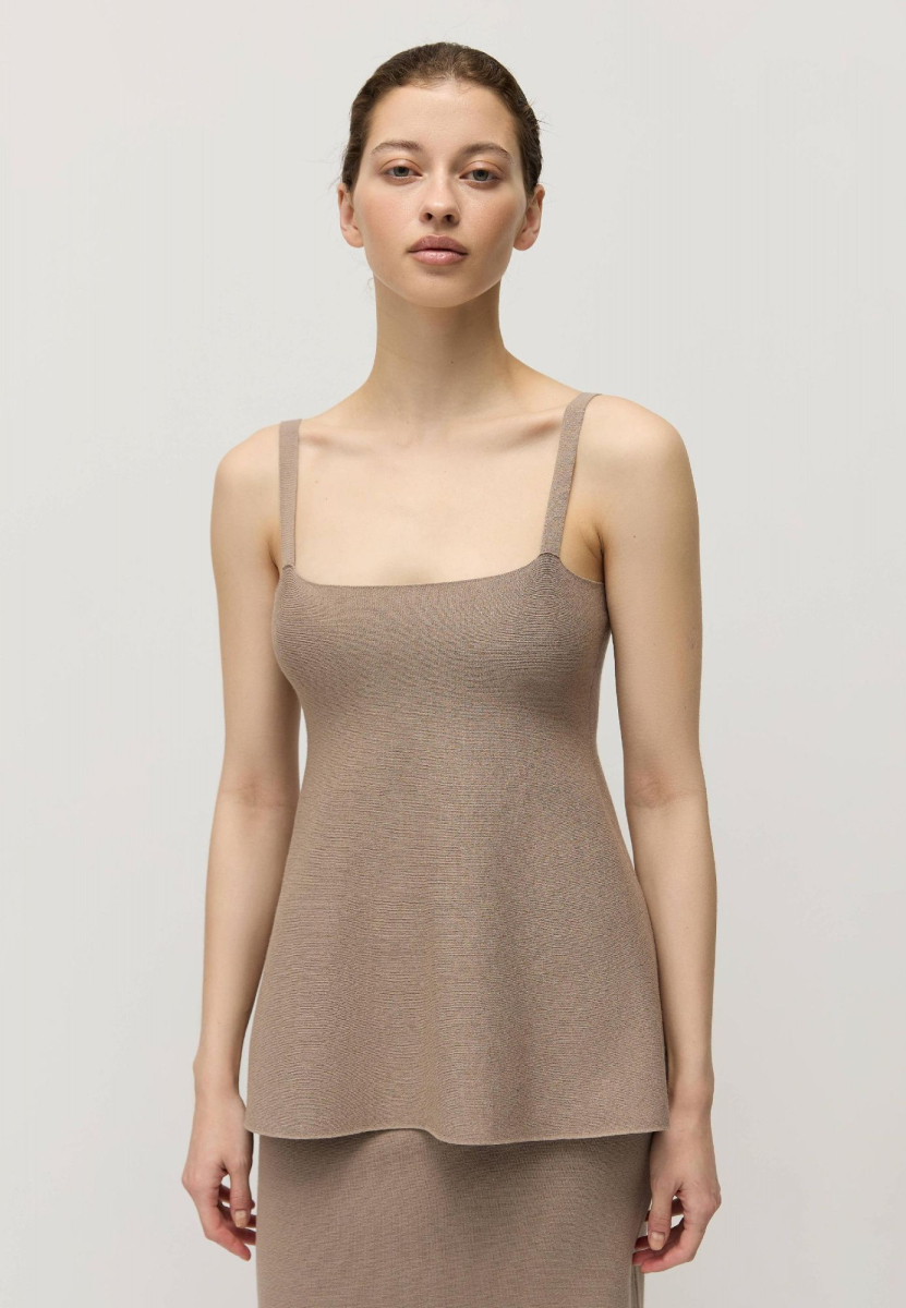 Топ А-силуэта из вискозы