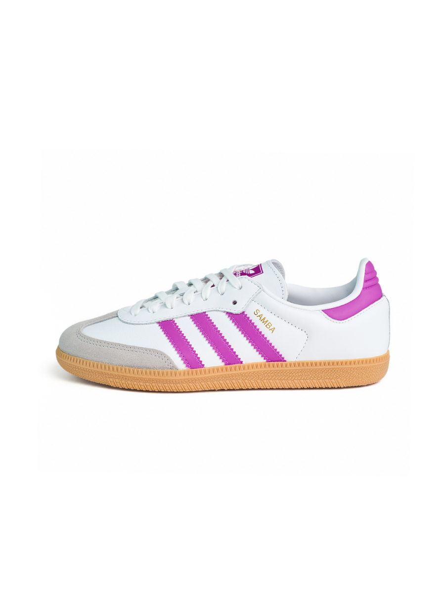 Кроссовки унисекс Adidas Samba OG "White Pink" NKDADDYS SNEAKERS, цвет: белый IH2873 купить онлайн