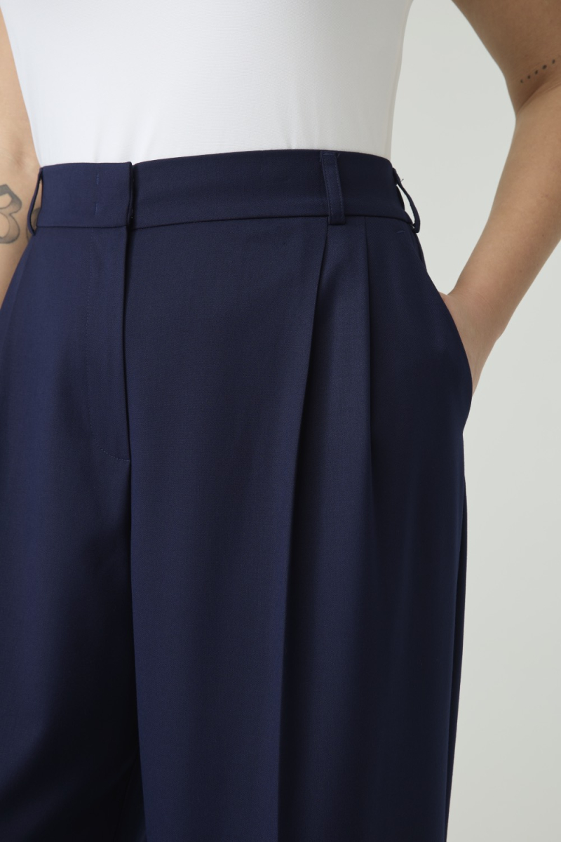 Брюки со стрелками 4forms, цвет: темно-синий, 00019878 купить онлайн