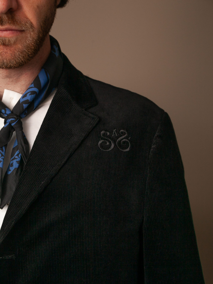 Пиджак вельвет SCANDALIS, цвет: Черный, Пиджак007а купить онлайн