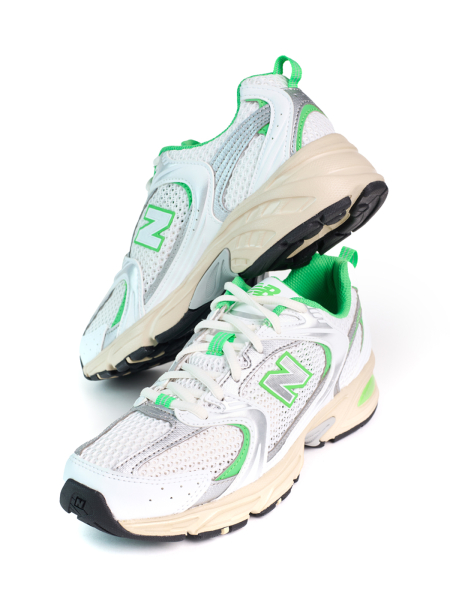 Кроссовки унисекс New Balance 530 "White Palm Leaf" NKDADDYS SNEAKERS, цвет: серый MR530EC купить онлайн