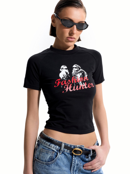 Футболка ‘СЕСТРЫ’ ANOTHER SELECT, цвет: Черный, 00161 купить онлайн