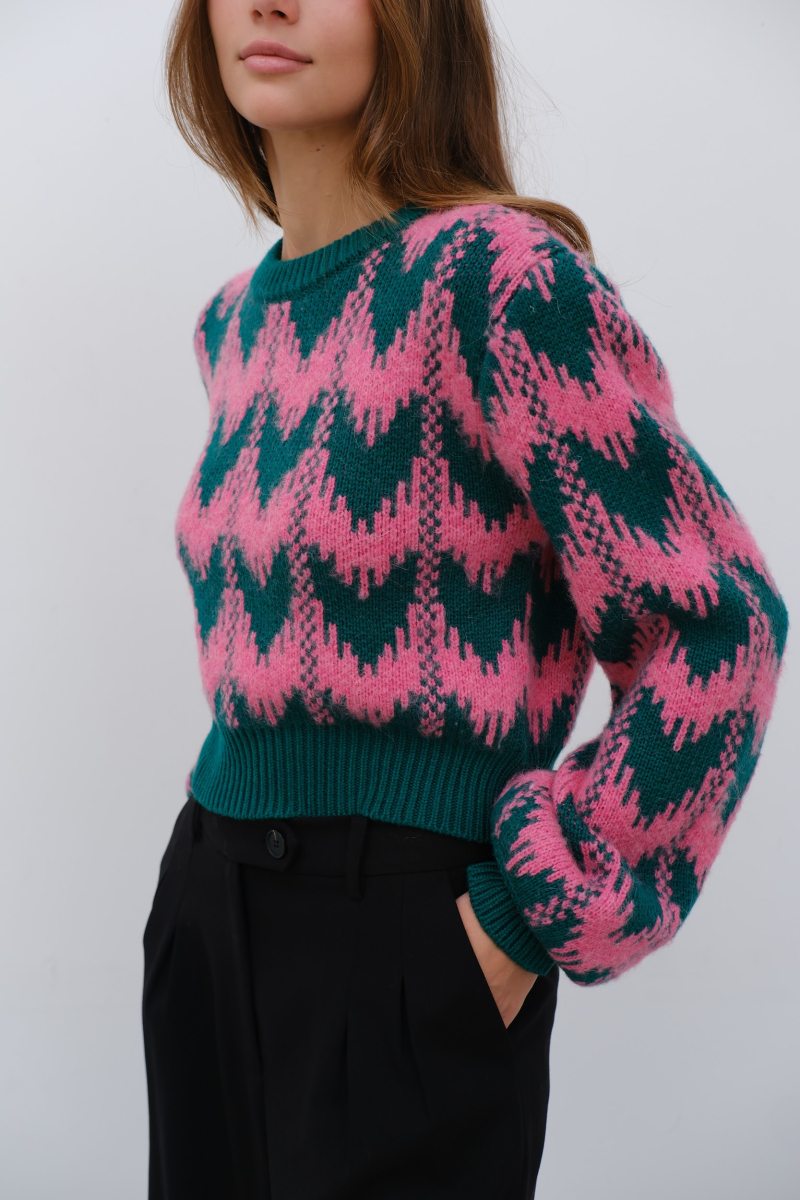 Свитер Haily Marou, цвет: розовый, mar1_0923_21 купить онлайн