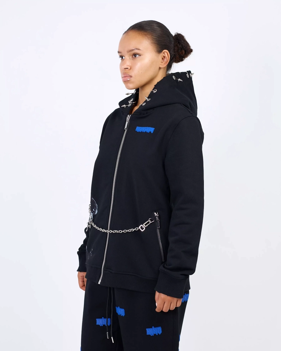 Худи ZIP KINO 2ND RELEASE BLACK ASIA ST 71, цвет: Черный, AST71.KINO-HOOD-ZIP-2ND купить онлайн