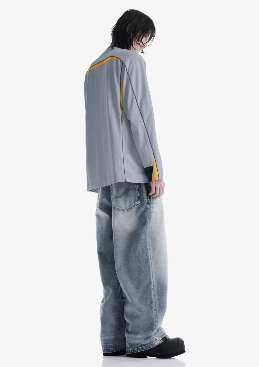 Лонгслив KRAKATAU, цвет: бледно-голубой, Tu131-63 купить онлайн