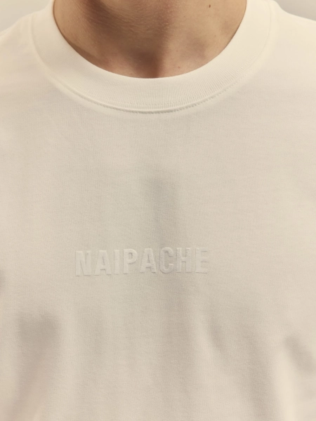 Лонгслив Heavyweight Longsleeve NAIPACHE, цвет: бежевый,  купить онлайн