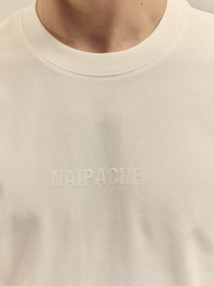 Лонгслив Heavyweight Longsleeve NAIPACHE, цвет: бежевый,  купить онлайн