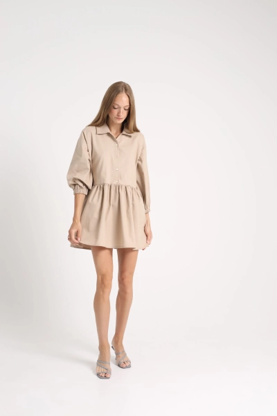Платье plume beige