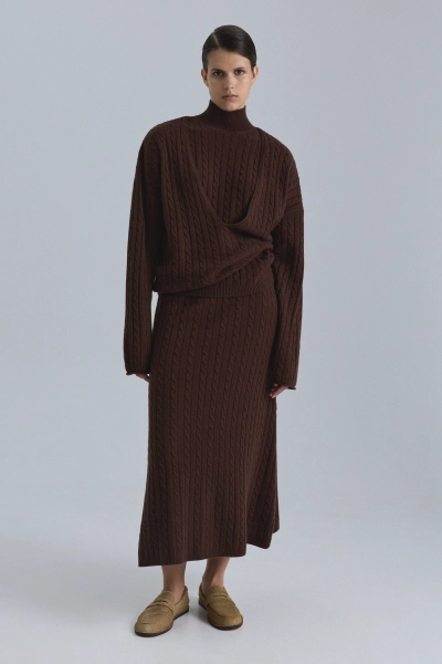 Юбка OPORA Mankova, цвет: коричневый, FW24/25-08 купить онлайн