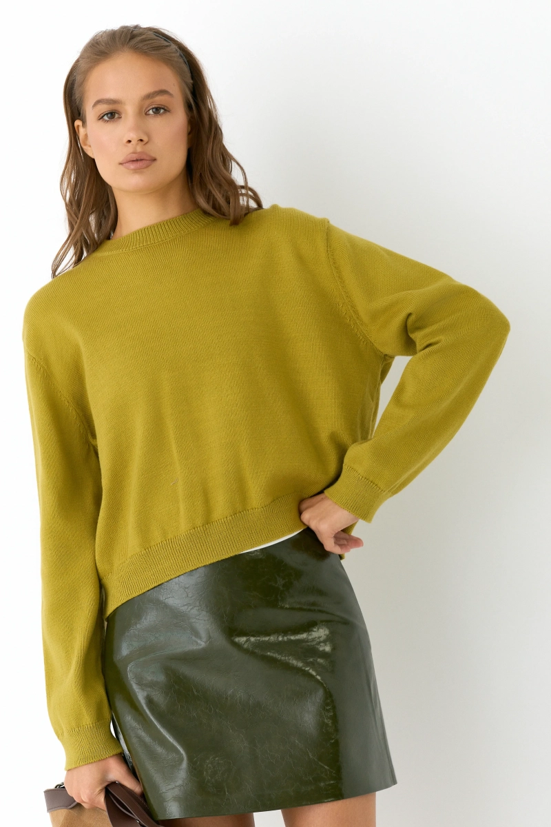 Свитер baby cotton Ricoco, цвет: лаймовый, 6088/5 купить онлайн