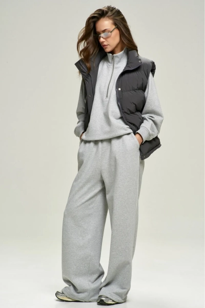 Анорак с кантом Grey Melange Erist store, цвет: серый, НФ-00002837 купить онлайн