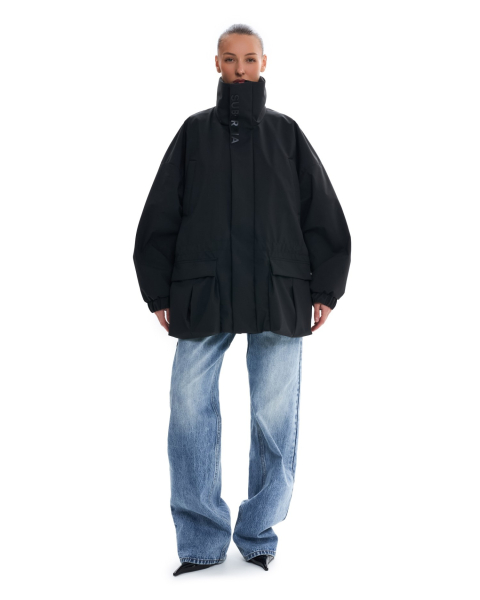 Куртка с кулиской на талии Suborbia, цвет: Черный, 006767 купить онлайн