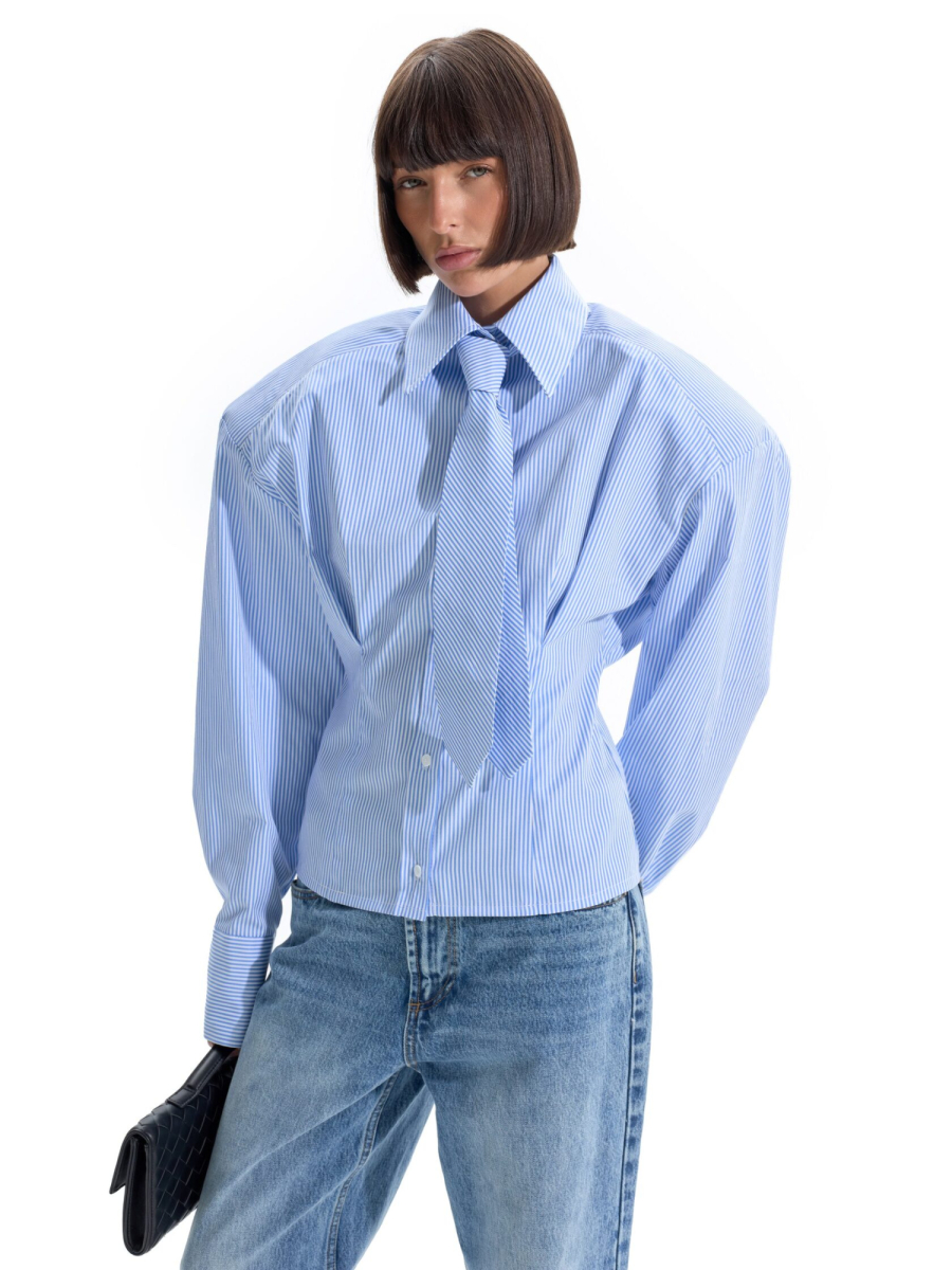 Рубашка 'СЕСТРА' в полоску