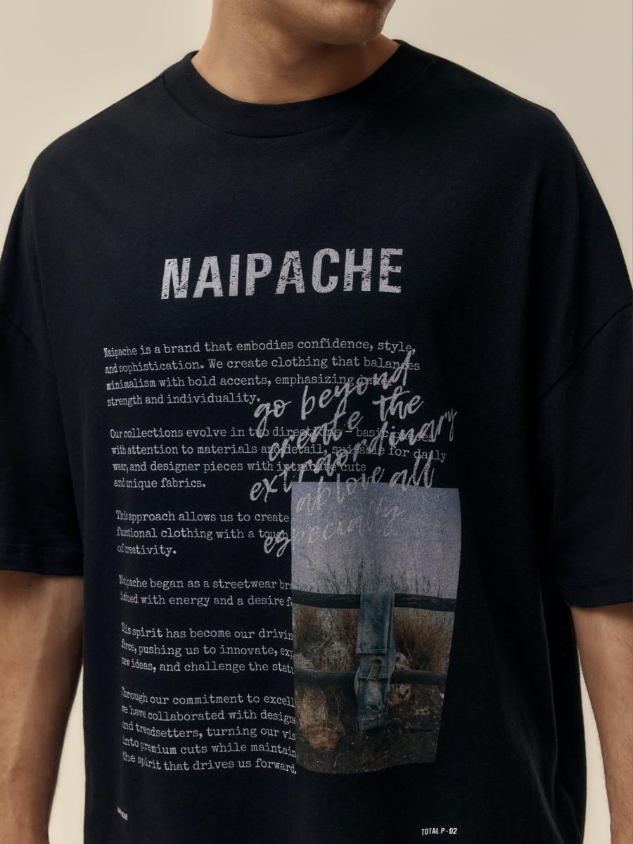 Футболка Винтаж The Script NAIPACHE, цвет: Черный, 2511064900 купить онлайн