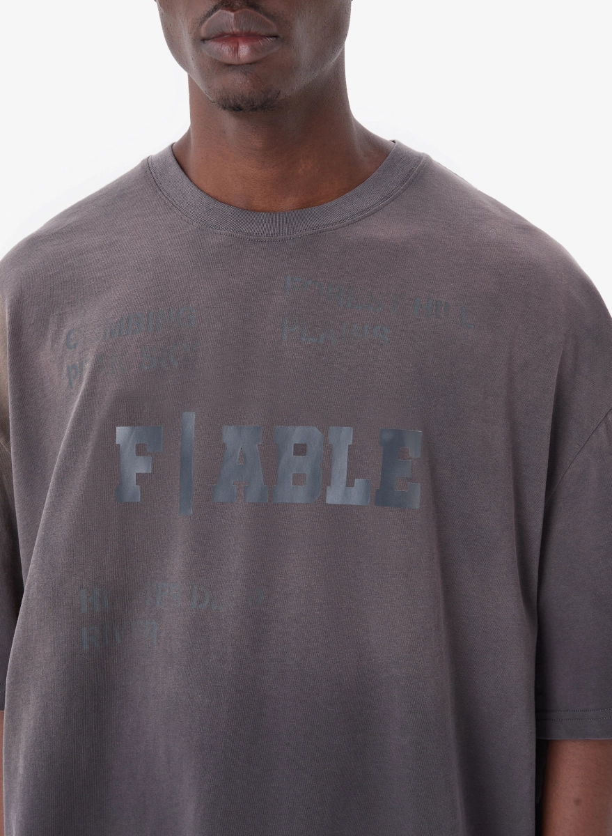 Футболка IMMORTAL FABLE, цвет: серый, TS-FBL-MRTL-RLXD-GR купить онлайн