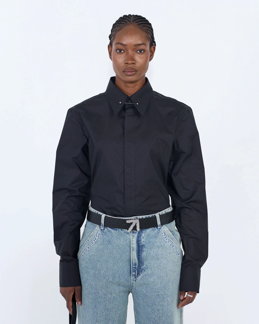 Сорочка CL71 CLAMPED GATE BLACK