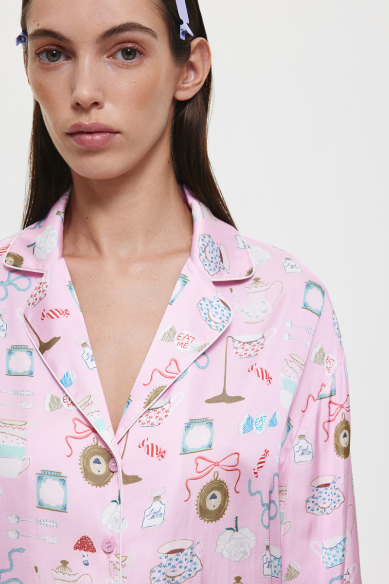 Пижамная блузка DREAMS BY ALENA AKHMADULLINA, цвет: розовый, 225102050204436/210000 купить онлайн